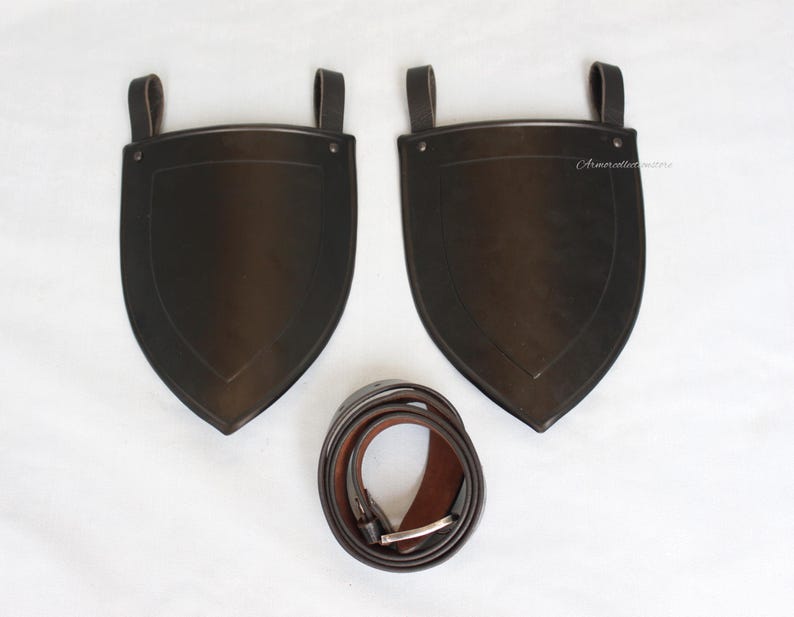Sheld Armor HANDMADE Medieval Armour Belt SCA Shield Tassets Plate Armor - Etsy