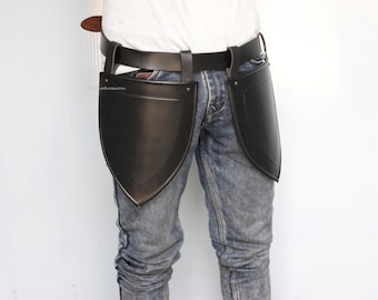 HANDMADE Medieval Armour Belt SCA Shield Tassets Plate Armor