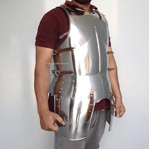HANDMADE Medieval Steel Knight Cuirass LARP Body Armour  Breastplate