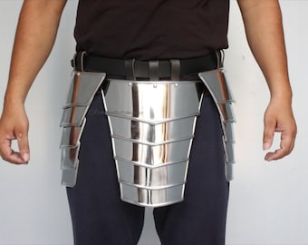 HANDMADE Medieval Gothic Steel Tasset Belt Upper Thigh Armour Reenactment