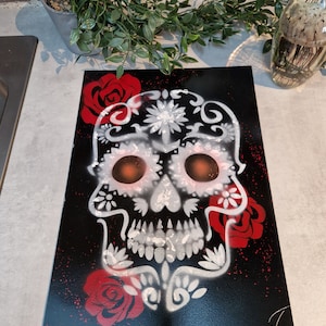 calavera de caramelo