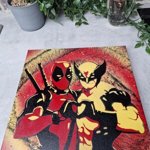 Wolverine and Deadpool - Glow in the dark