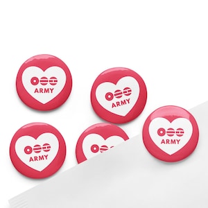 Épinglettes Kpop, Cadeaux Kpop, Arirang, Musique, Fanmade, Lot de 5, Lot d'épingles, Boutons