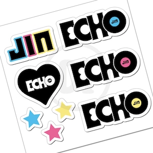 Kpop Aufkleber, Kpop Aufkleberpaket, Kpop Aufkleberpakete, Kpop Aufkleber für Laptop, Geo, Kpop stationär, K-Pop Merch, K-Pop, Kunstwerk, Text