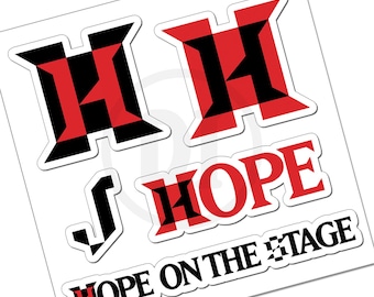 Naklejki Kpop, Hots, Muzyka, Zestaw 5, Naklejki dekoracyjne, Artykuły papiernicze