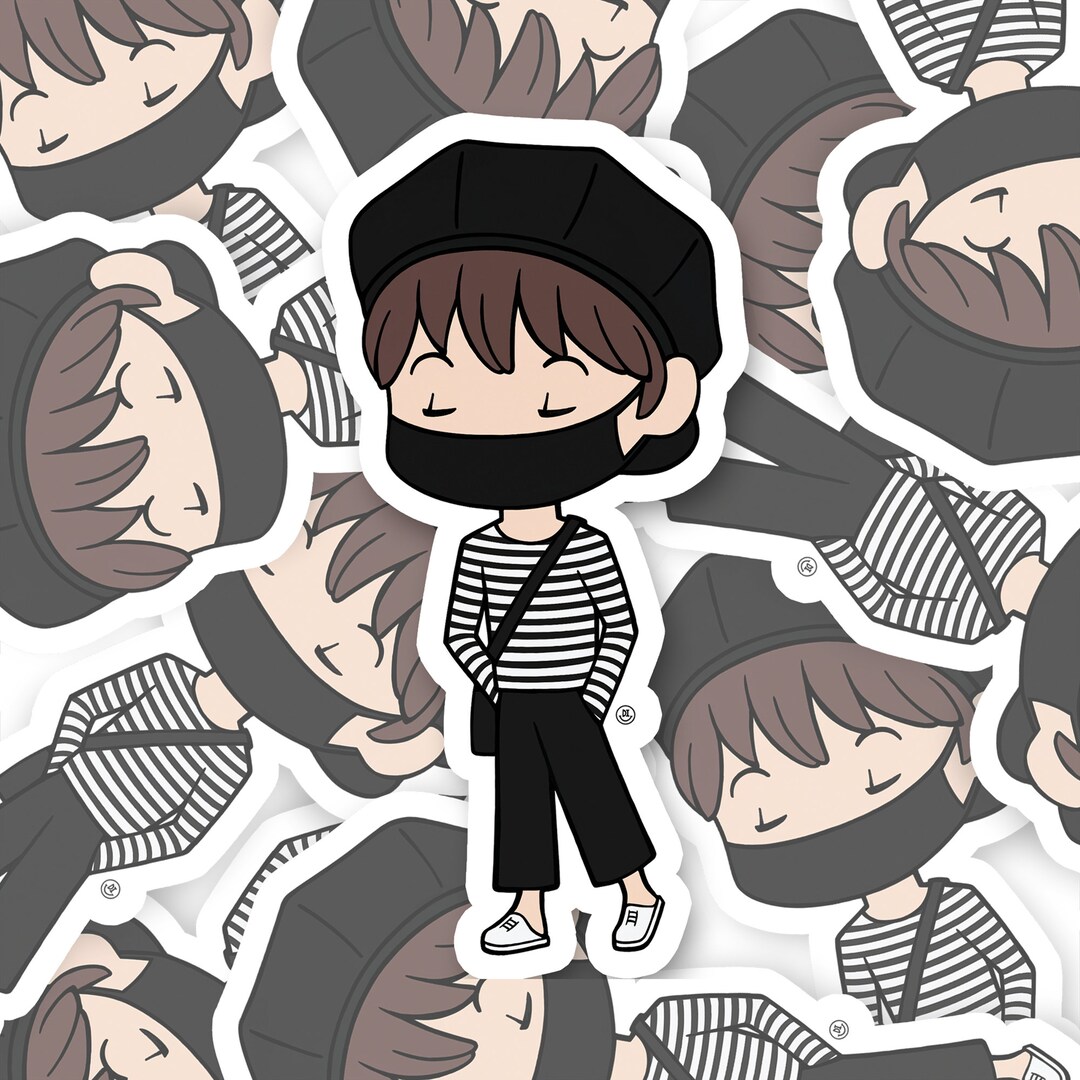 Bts Chibis Bts Chibi Stickers Bts Stickers Taehyung - Etsy