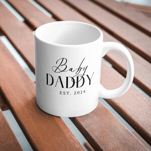 Funny Fathers Day Gift, Dad Est Mug, First Father Day Gift, Pregnancy Announcement for Dad, Expecting Dad Mug, New Dad Gift, Custom Gift,