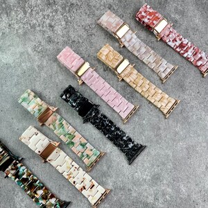 Ceramic apple top watch band