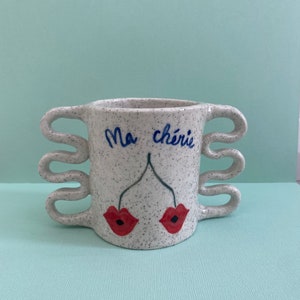 Ma Cherie Mug handmade pottery/ceramics by Claydate.au image 3