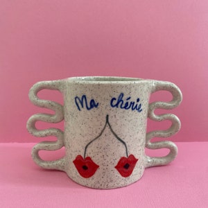 Ma Cherie Mug handmade pottery/ceramics by Claydate.au image 1