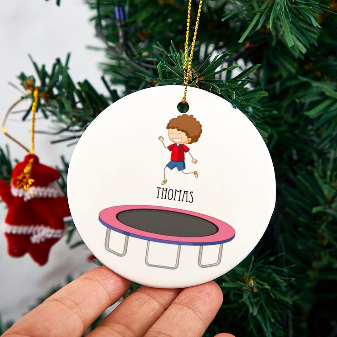 Trampoline Christmas Ornament 