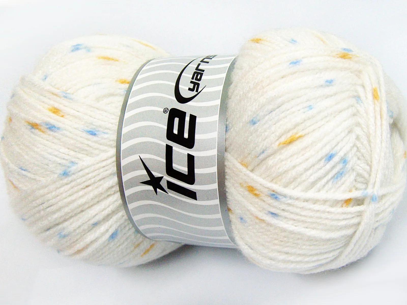 Softly Baby Knitting Yarn - 4 X 100g Skeins Orange | 50% Acrylic 50% Polyamide DK Weight