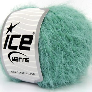6 Skeins Ice Yarns MERINO FUR (40% Superwash Merino Wool) Yarn Baby Pink