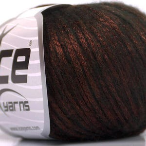 8 Stränge Ice Yarns ROCKSTAR (19% Merinowolle) Strick- & Häkelgarn schwarz