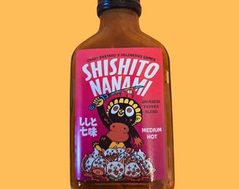 Sauce piquante Shishito Nanami – Sauce chili japonaise, épices Shishito et Nanami, édition limitée, végane, coffret cadeau