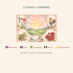 Fiabe latinoamericane per bambini / Libro di storie multiculturali della buonanotte in formato PDF (download digitale)