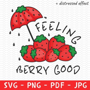 Feeling Berry Good Strawberry Print Retro Shirt Png Svg, Strawberry Shirt Png, Botanical Shirt Fruit Tee, Fruit Shirt Svg, Fruit Print Shirt