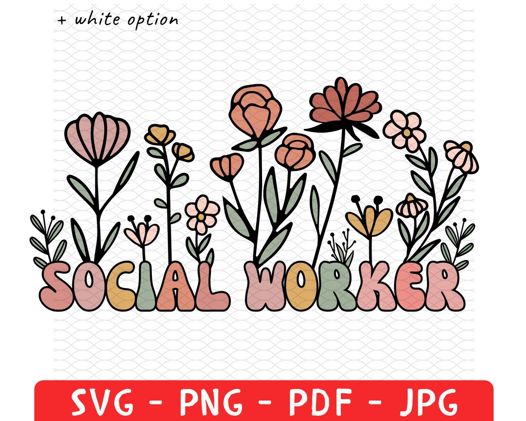 Social Worker SVG PNG, , Social Worker Appreciation, Lcsw, Digital Cut ...