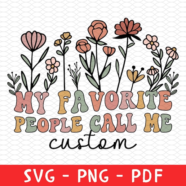 Custom My Favorite People Call Me Shirt, Custom Grandma Tshirt, Personalized Mama Shirt, Grandma Announcement, Custom Mothers Day Shirt