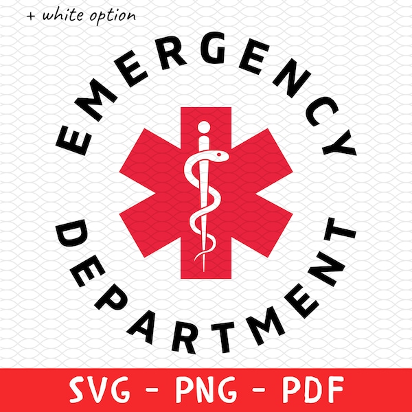 Emergency Department Logo Png Svg, ER Nurse Png, Emergency Nurse Png , ER Digital, ER Nurse, Emergency Nurse Shirt, Er Tech Emergency Room