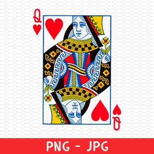 Queen of Hearts Camiseta gráfica para mujer Png, Camiseta feminista vintage Png, Naipes Png, Camiseta Png, Regalo para ella Png, Imágenes prediseñadas de póquer