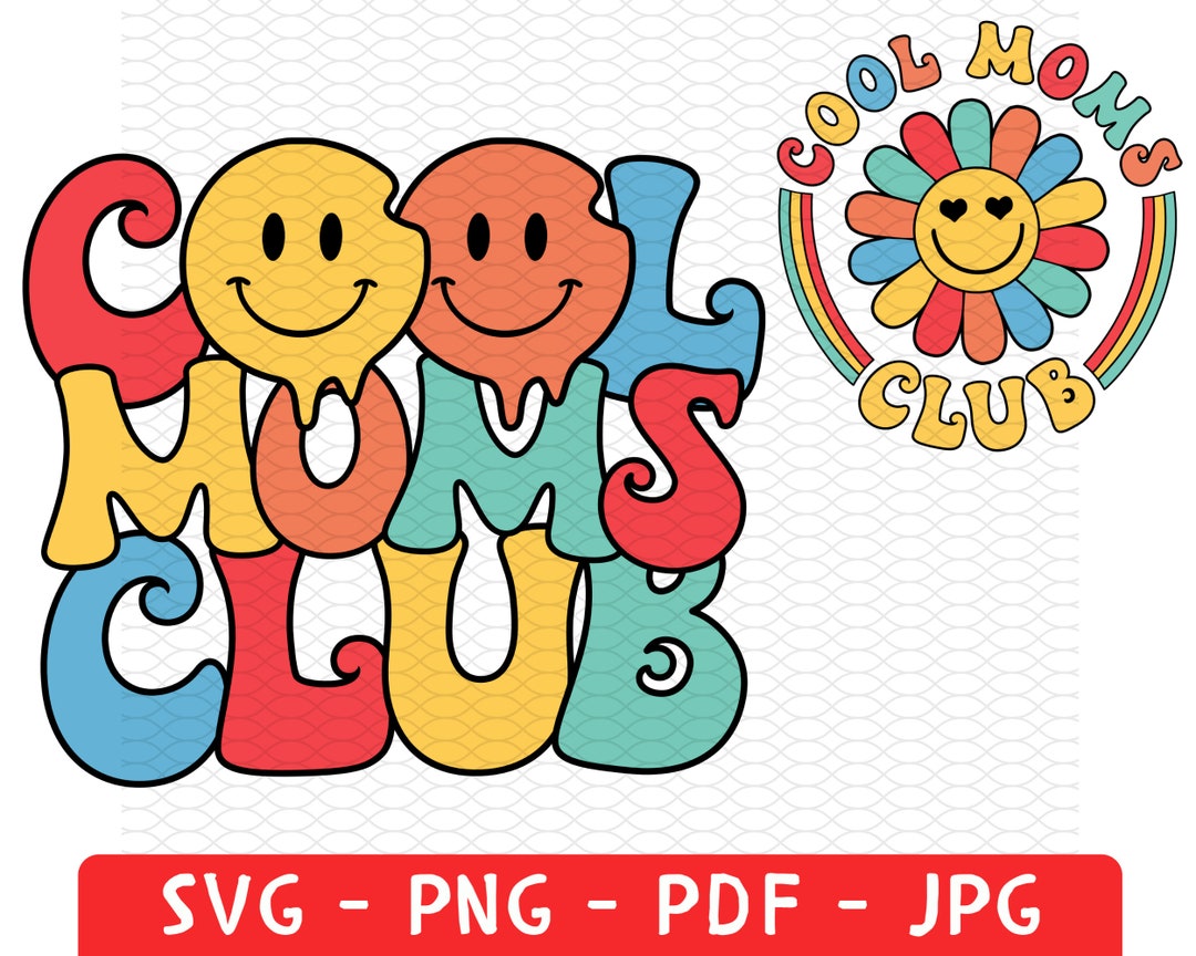 Cool Moms Club SVG Cool Moms Club PNG Moms Svg Moms to Be - Etsy