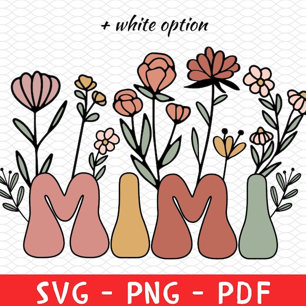 Custom Mimi Shirt Png Svg, Personalized Mimi Shirt Gift, Customized Mimi Svg, Mama Appreciation, Mimi Svg Tee, Mom Grandma Life Tee