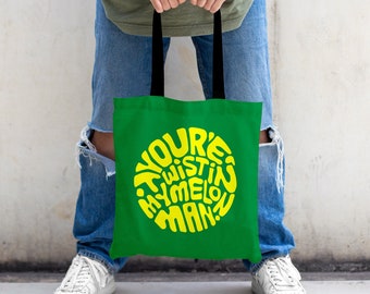 Canvas Tote Bag - Step On | Frohe Montage | Songtext Druck | Musik Druck