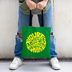 Canvas Tote Bag - Step On | Happy Mondays | Lyrics Print | Music Print