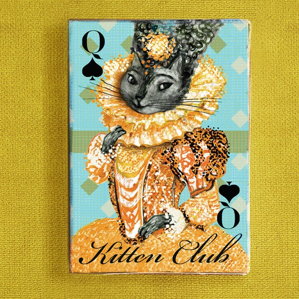 Kitten Club Playing Cards - Poker Cards - Playing Card Set - Unique Gift - Illustrations - Special - Deck of Cards