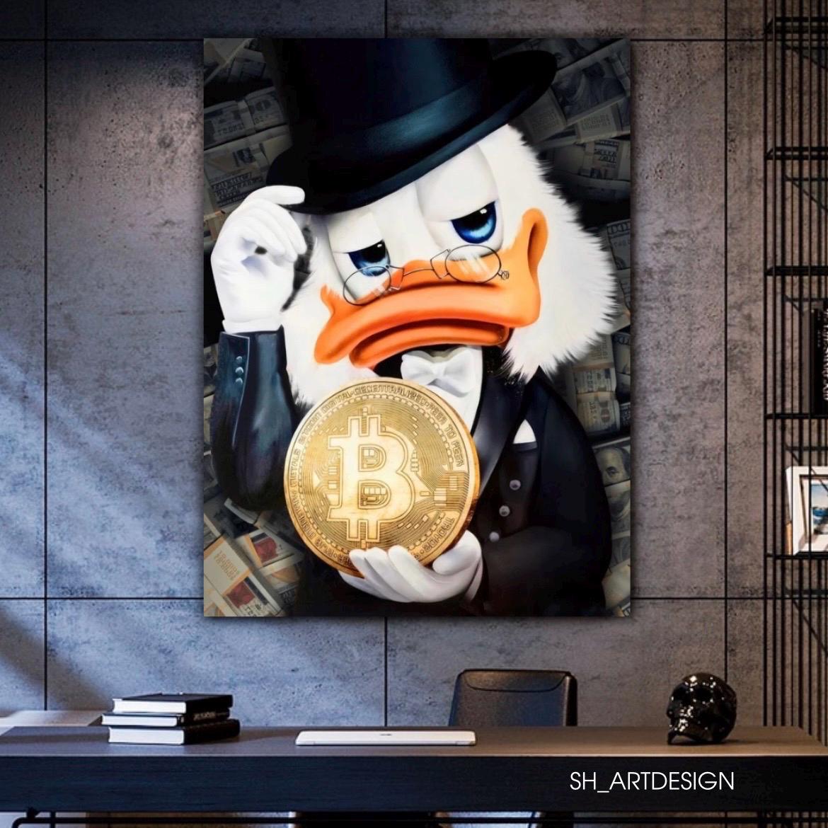 Bitcoin and duck art - Etsy Canada