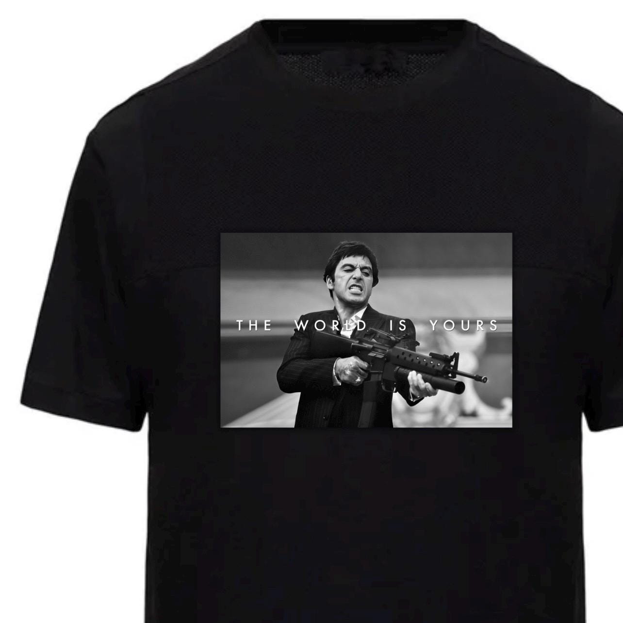 Tシャツ「The World Is Yours」、スカーフェイス、アル・パチーノT 
