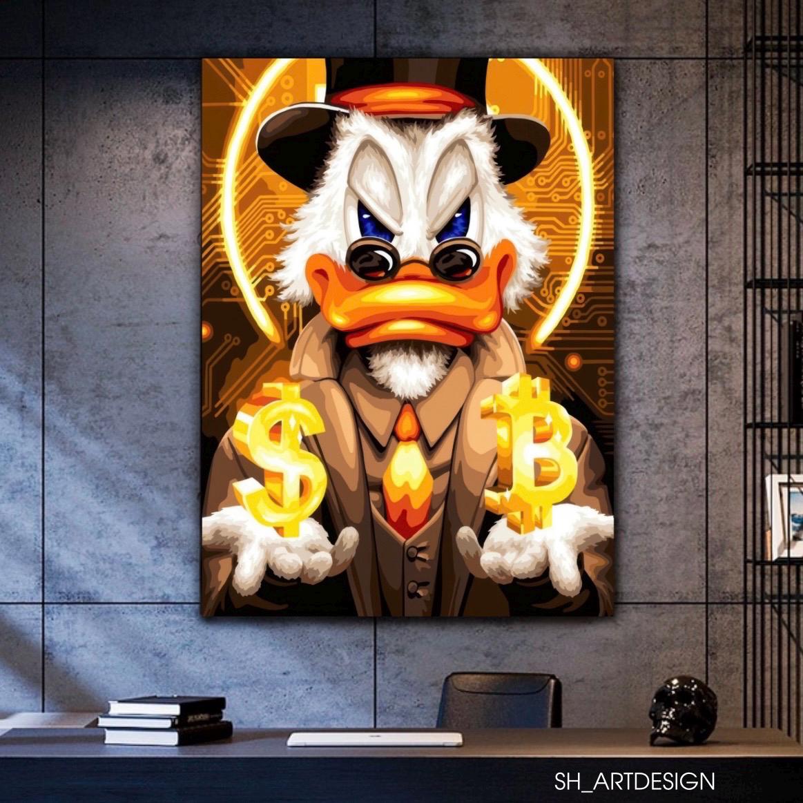 Scrooge Mcduck Bitcoin - Etsy