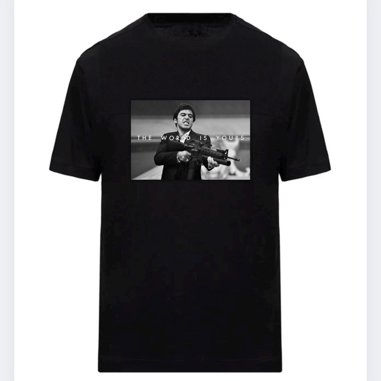 Tシャツ「The World Is Yours」、スカーフェイス、アル・パチーノT 