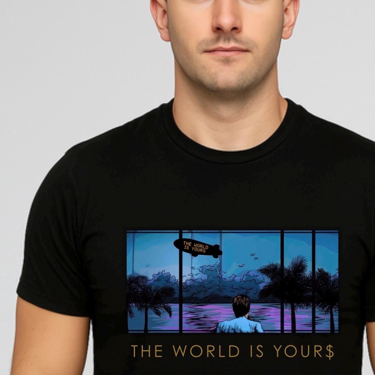 Tシャツ「The World Is Yours」、スカーフェイス、アル・パチーノT 