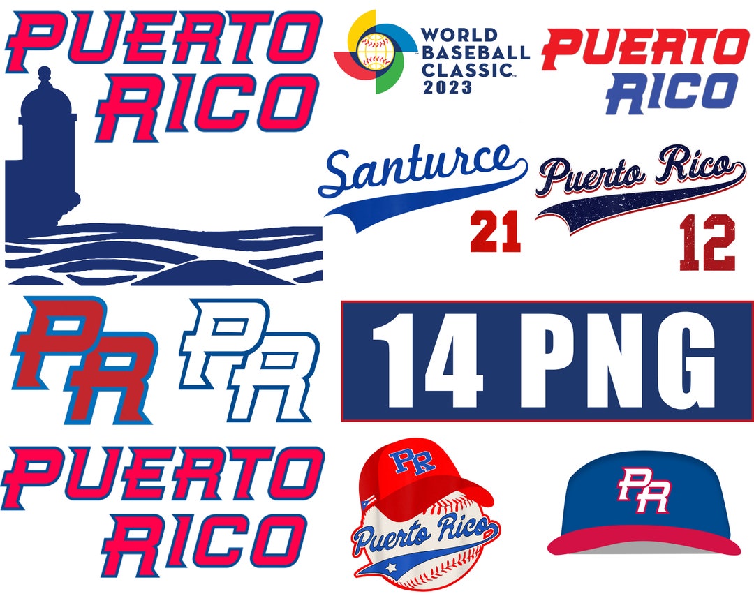 Puerto Rico World Baseball Classic PNG Puerto Rico Baseball Etsy