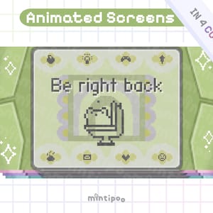 Twitch向けピクセルアートのPocket Frogアニメーション画面