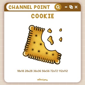 Cookie Channel Point icon for Twitch