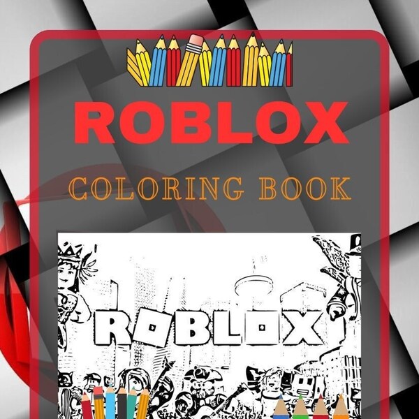 Roblox coloring book - Etsy México