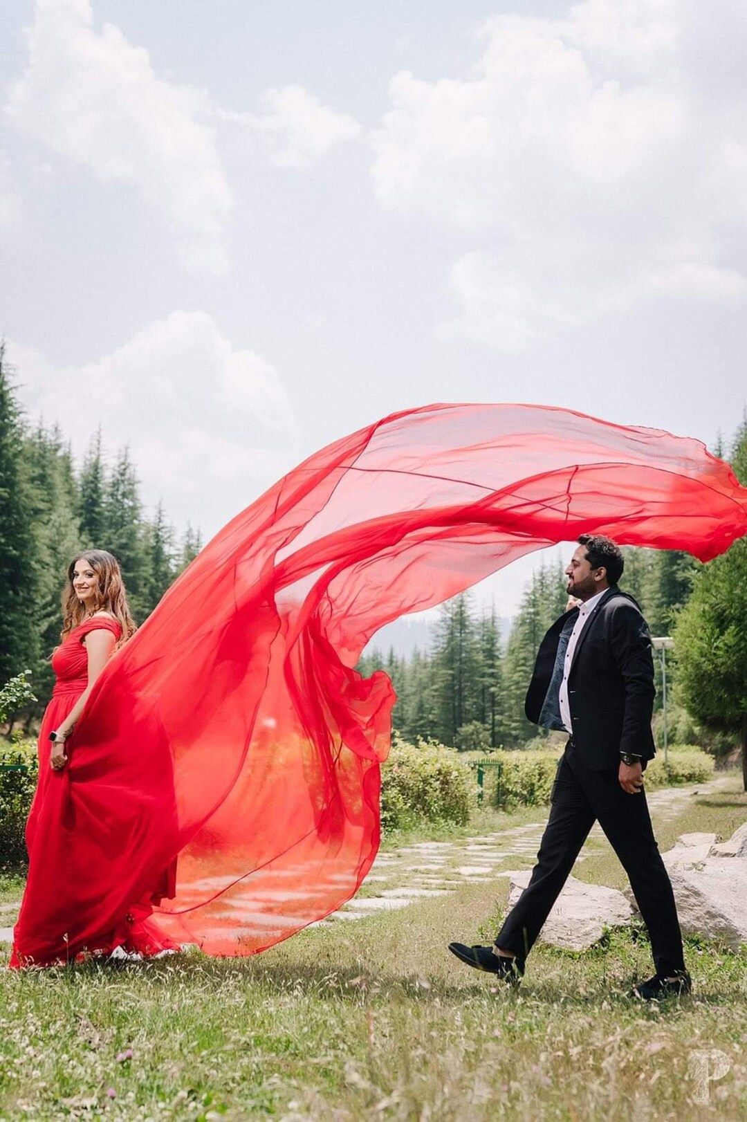 chiffon flying dress Flying Dress Santorini - Made-to-Measure Dress for Photoshoot