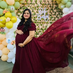 Plus Size Maternity Dress | Plus Size Maternity Photoshoot Gown | Photoshoot Plus size Maternity Dress | Plus Size Flying Dress | Maternity