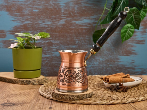 Cafetière Turque (cezve/ibrik) Avec Poignée En Bois – Modèle