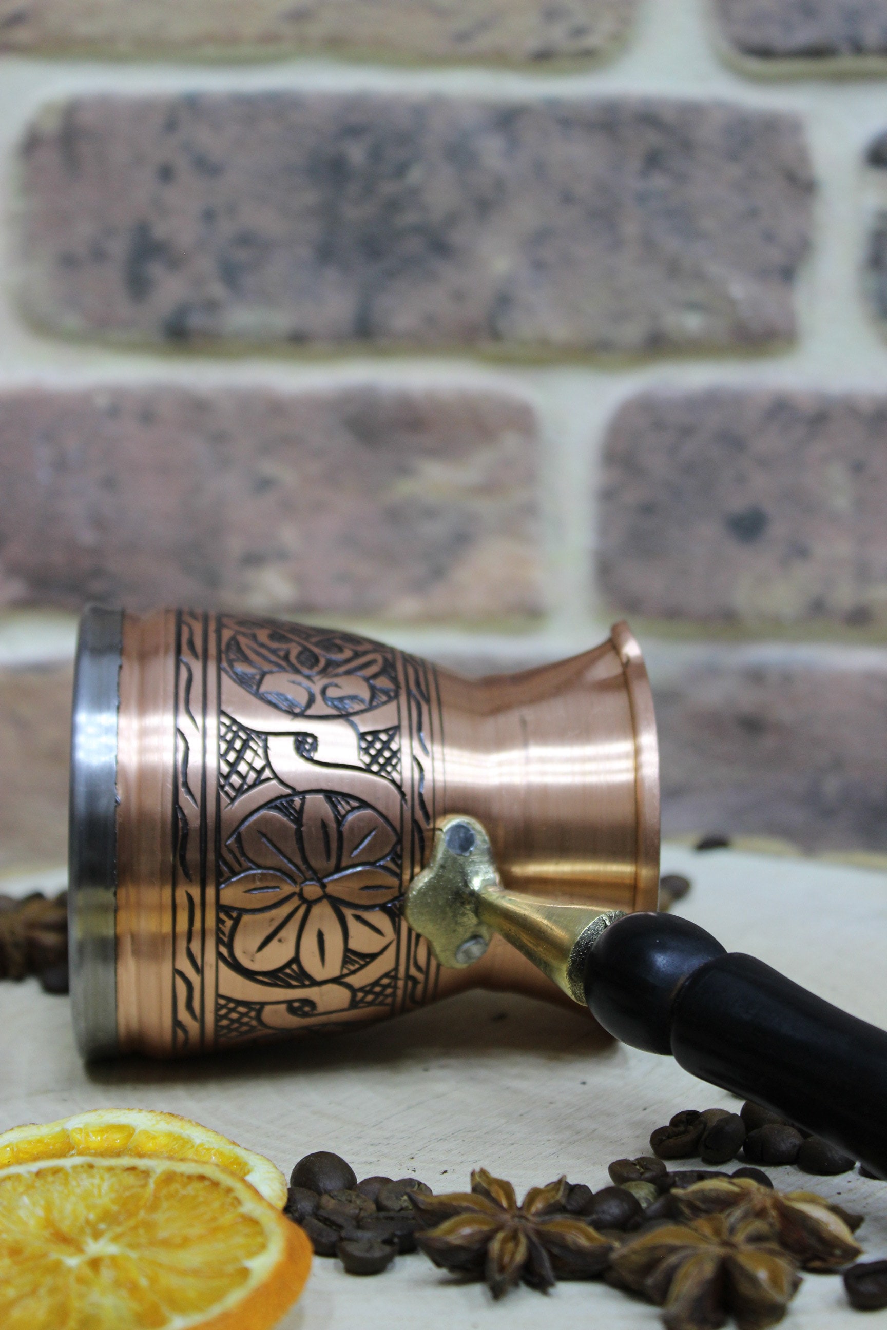 Copper Coffee Pot Compatible With Induction Stove Electric Stove, Cezve