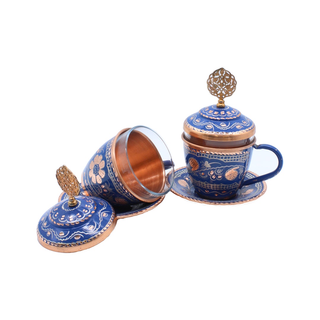 Copper Coffee Cups, Copper Espresso Cup, Turkish Tea Cup Copper, Copper ...