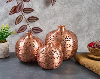 Copper Tealight Holder, Rustic Copper Lantern, Handmade Copper Lantern, Copper Candle Holder