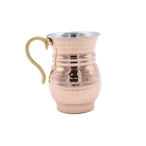 Handmade Copper Mug, Mug Handcrafted, Copper Drinkware Glass, Hammared Copper Mug, Turkish Copper Mugs, Ayran Masrapa Mug, Copper Drinkware