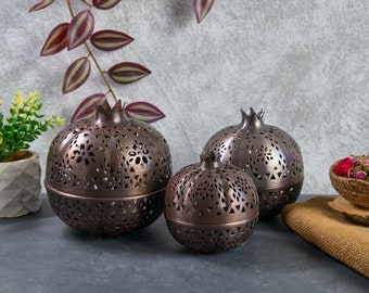 Copper Tealight Holder, Rustic Copper Lantern, Handmade Copper Lantern, Copper Candle Holder