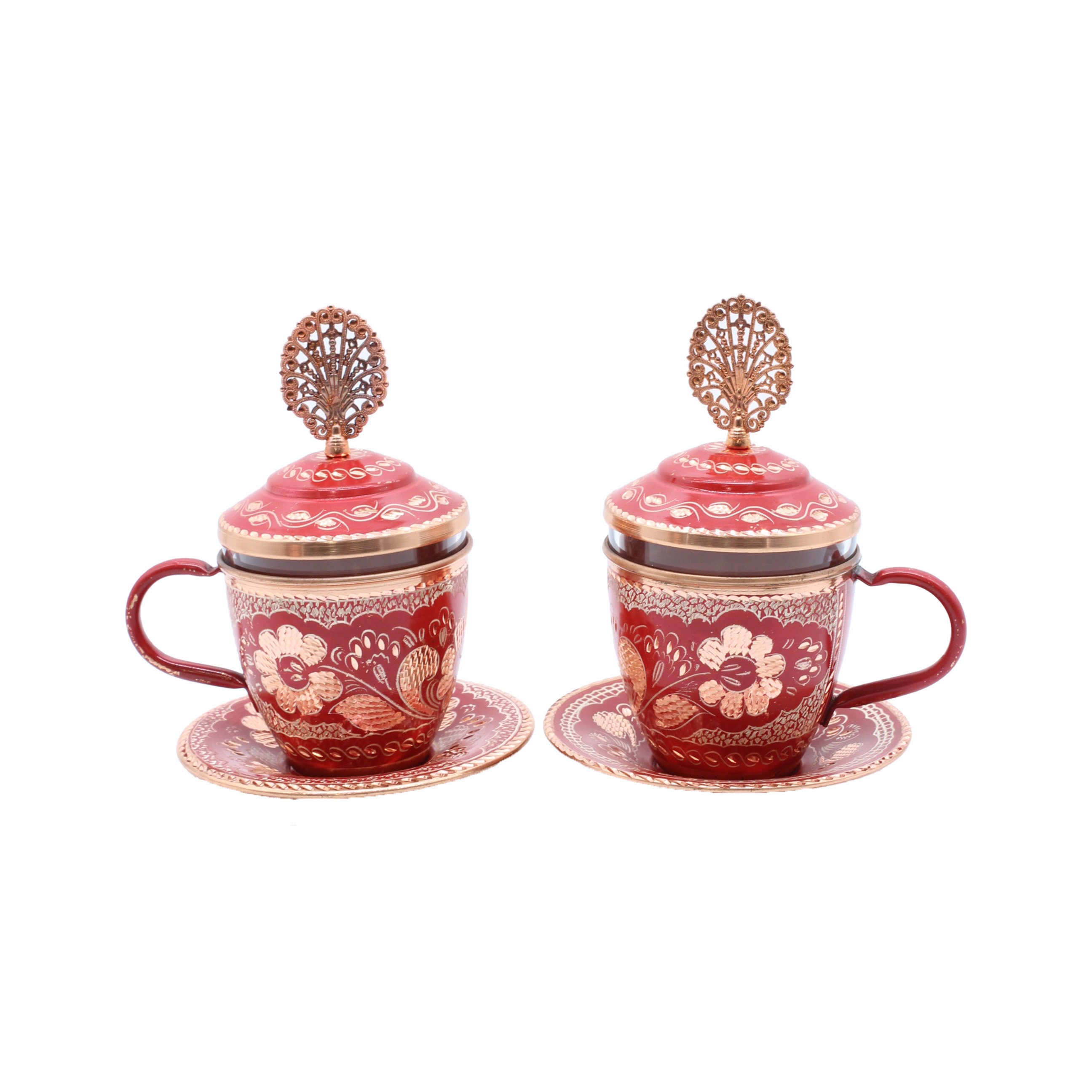 Copper Tea Cups, Copper Espresso Cup, Turkish Tea Cup Copper, Copper ...