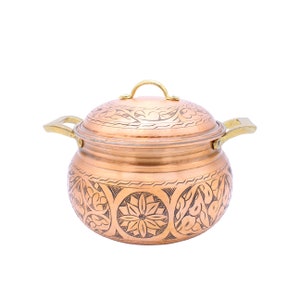 Handmade Copper Cooking Pot, Turkish copper casserole pot set, Copper Pot, Cookware, Modern Copper, Copper Cookware