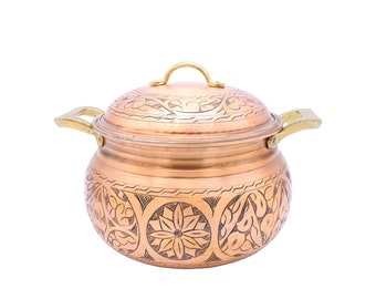 Handmade Copper Cooking Pot, Turkish copper casserole pot set, Copper Pot, Cookware, Modern Copper, Copper Cookware